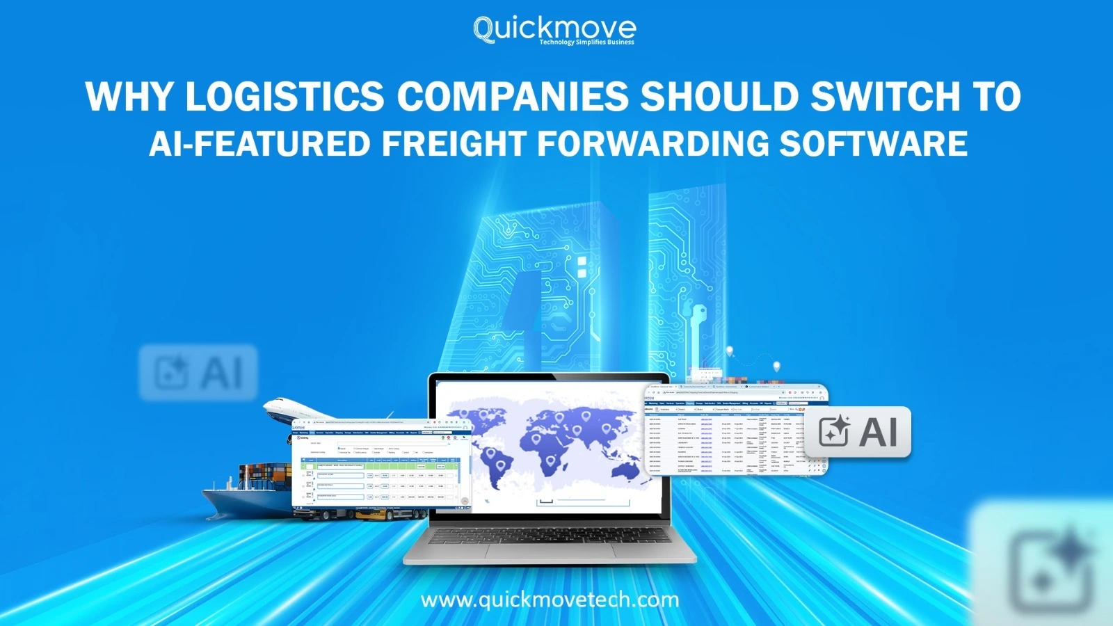 Why Logistics Companies Should Switch to AI-Featured Freight Forwarding Software