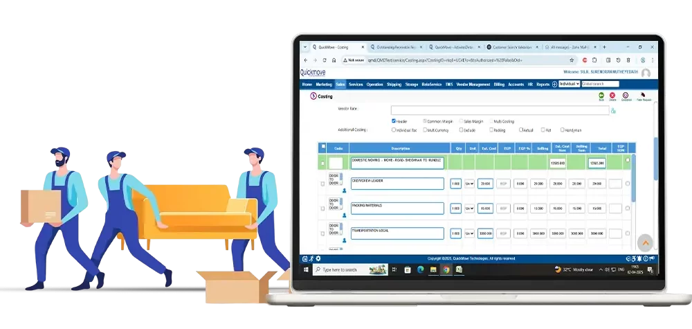 Moving/removal software