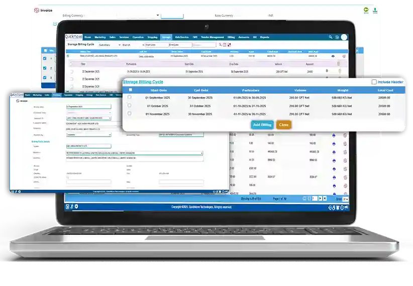 Automatic storage Billing Automatic storage Billing