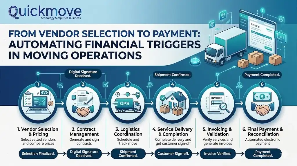 From Vendor Selection to Payment: Automating Financial Triggers in Moving Operations